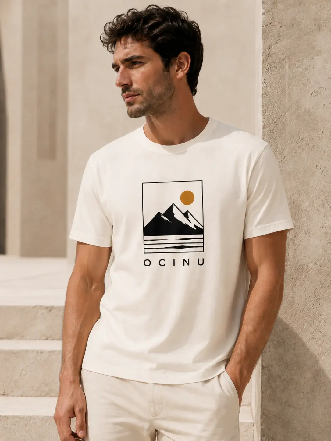 Camiseta OCINU off white